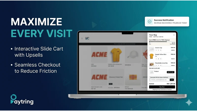 Paytring AI Cart & Recovery