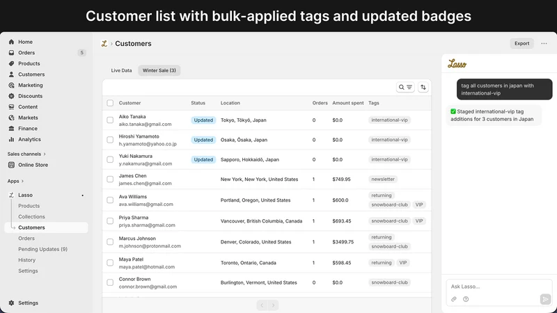 Lasso: AI Bulk Edit & Import