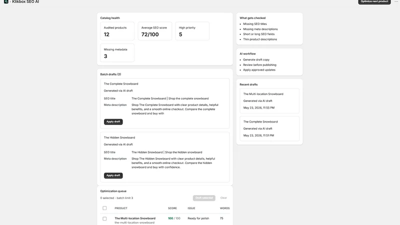 Klikbox SEO AI