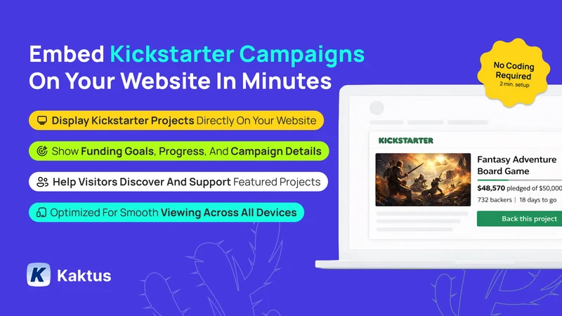 K: Embed Kickstarter Project