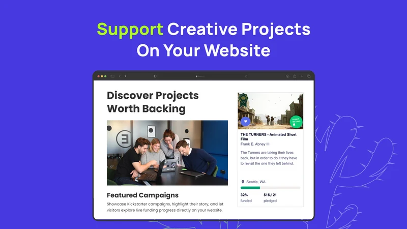 K: Embed Kickstarter Project
