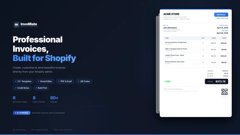 InvoMate | Invoice Generator