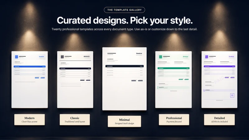 InvoiceForge: PDF Invoices