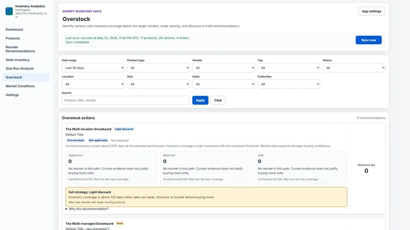 T&C Inventory Analytics