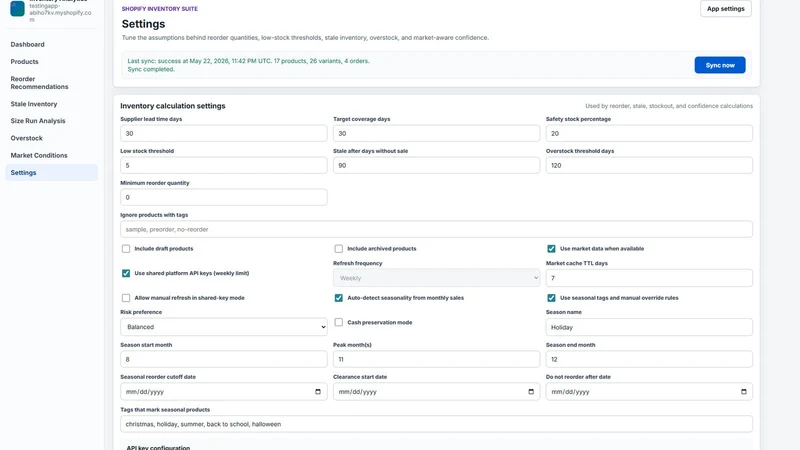 T&C Inventory Analytics