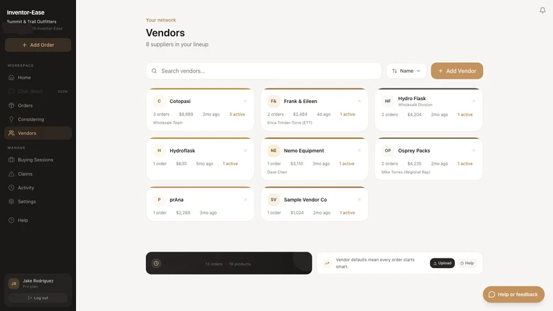 Invoe: No Manual Product Entry