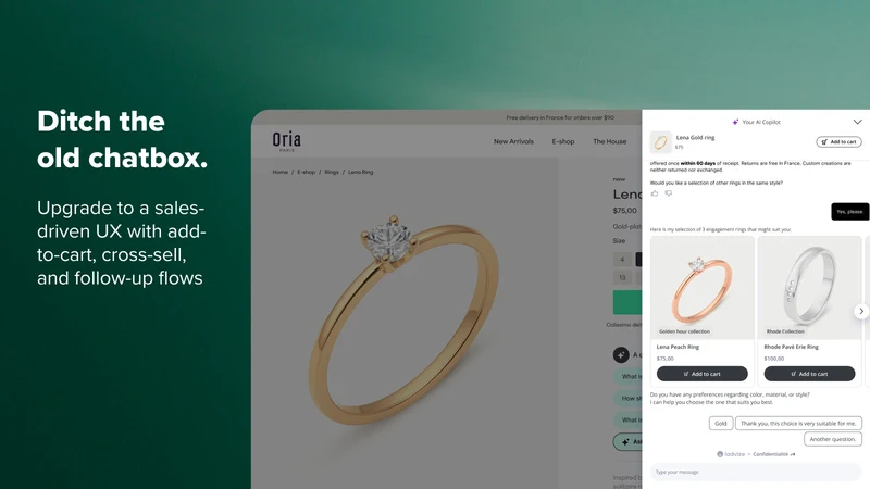 iAdvize: AI Shopping Assistant