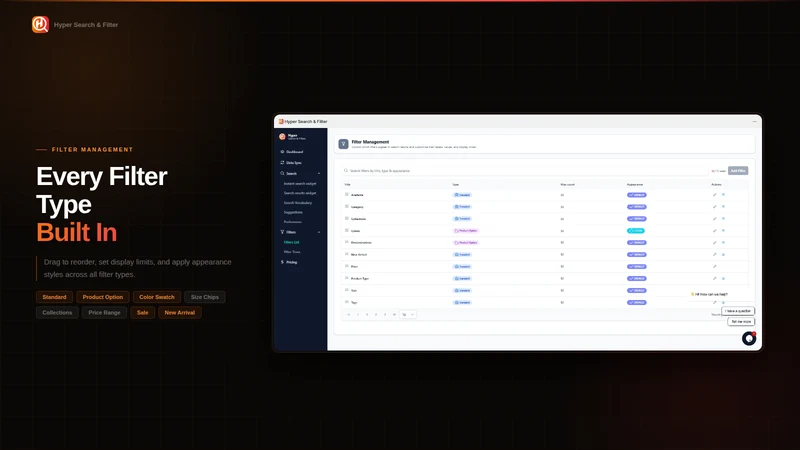 Hyper Search & Filter