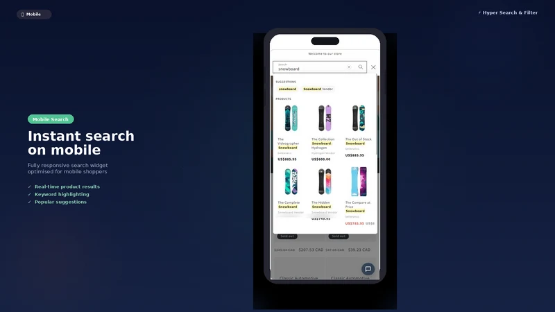 Hyper Search & Filter