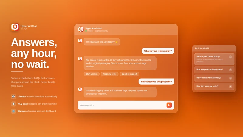 Hyper AI Chat and FAQs