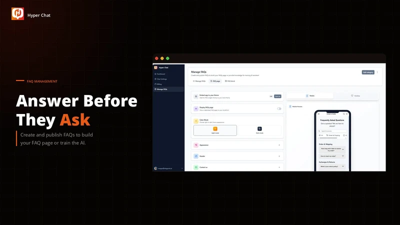 Hyper AI Chat and FAQs