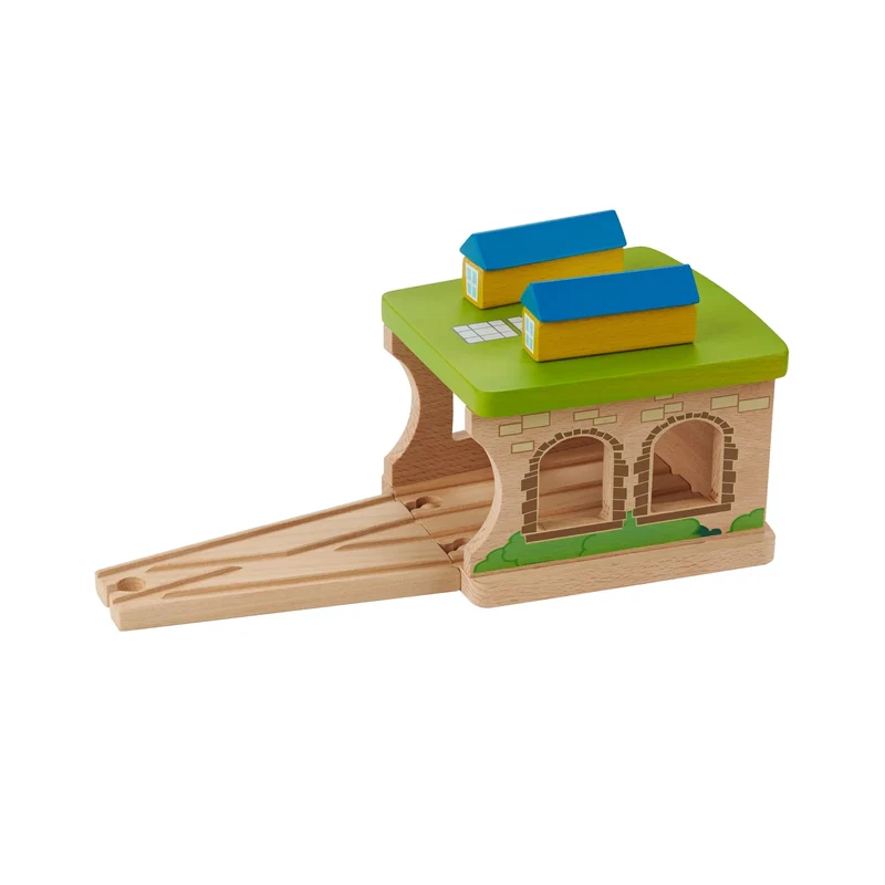 Cochera de Tren de madera - EverEarth
