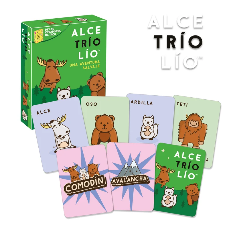 Alce, trío, lío - Juego de Mesa - Lúdilo