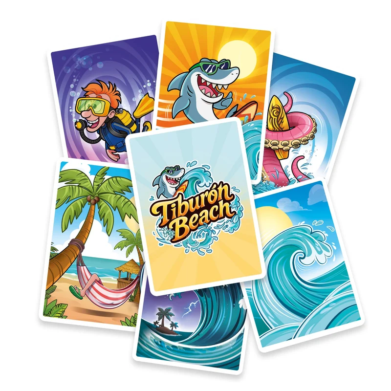 Tiburón Beach - Juego de Cartas - Lúdilo