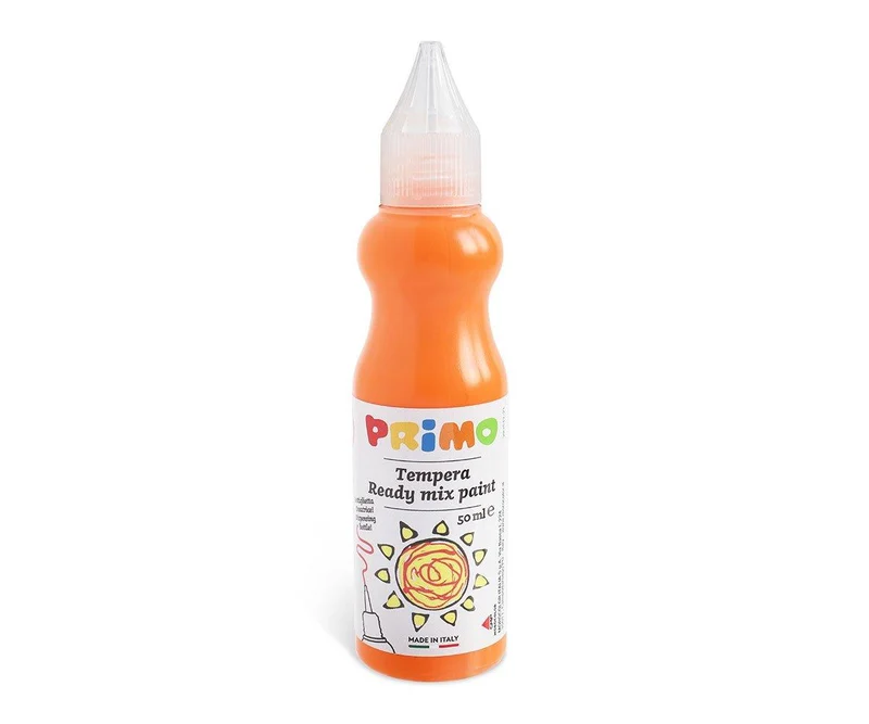 Témpera Botella 50ml Naranja - Primo
