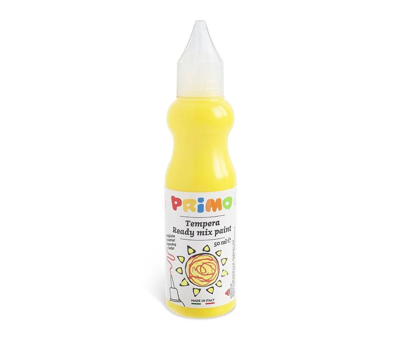 Témpera Botella 50ml Amarillo - Primo