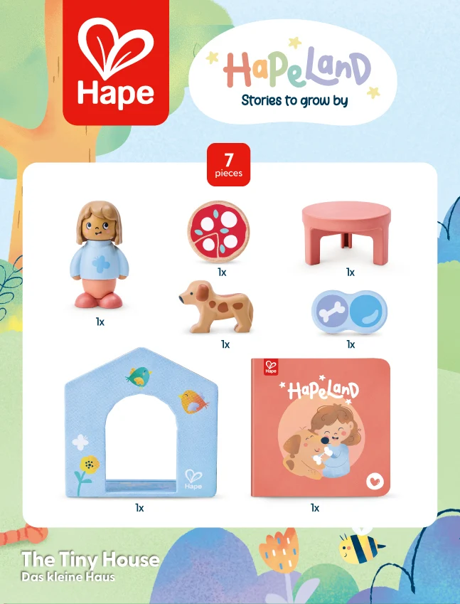 Set de Casa Pequeña Hapeland - Hape