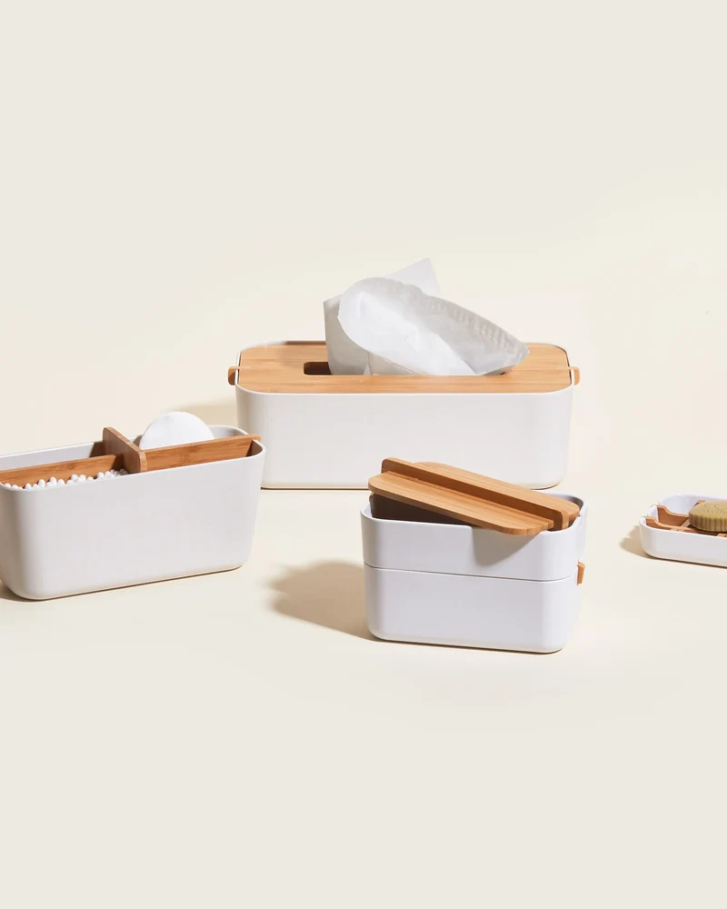 Caja de pañuelos Lexon Zen Tissue Box para personalizar