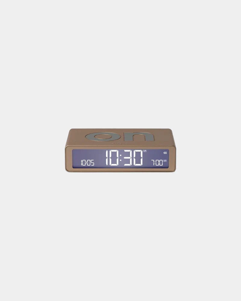 Reloj despertador Lexon Flip Classic para personalizar