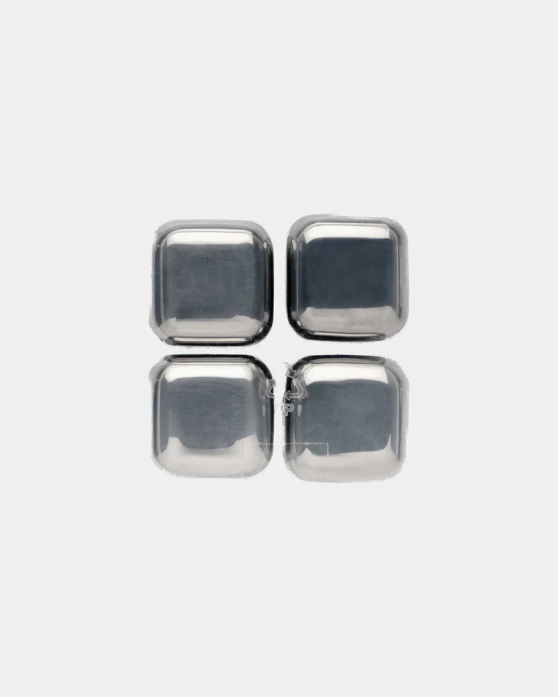 Cubitos de hielo acero inoxidable 4 uds para personalizar