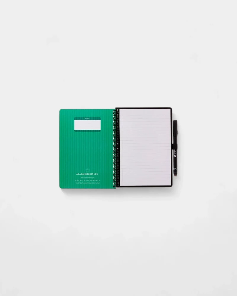 Cuaderno de notas ecológico personalizable