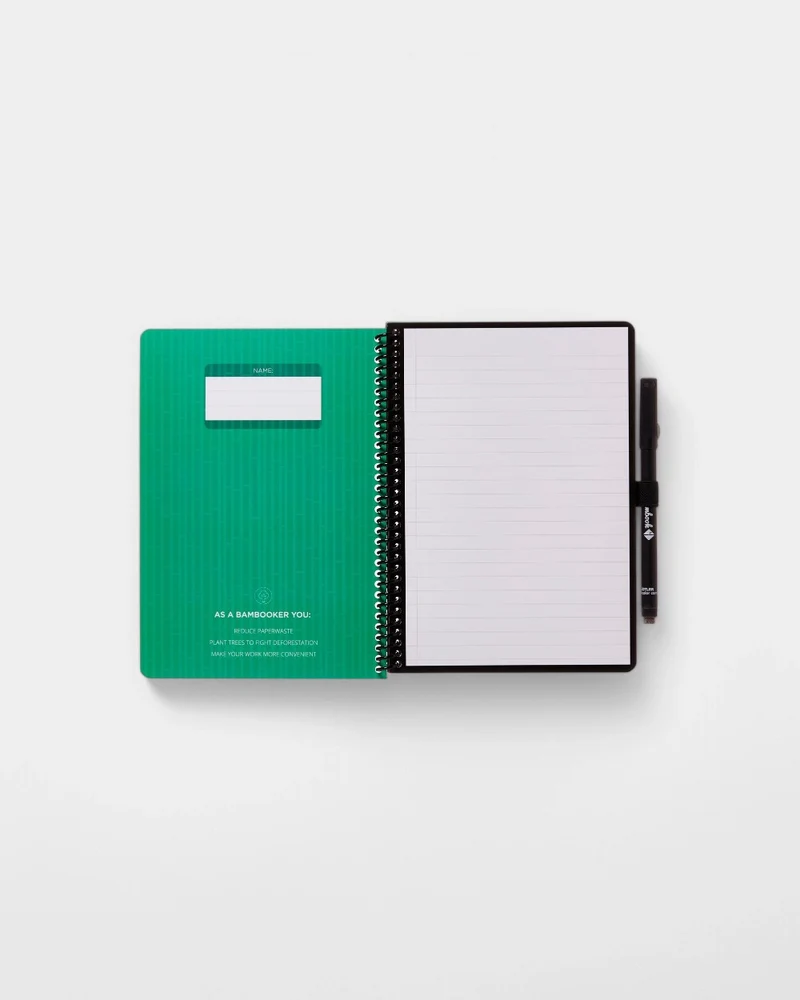 Cuaderno de notas ecológico personalizable