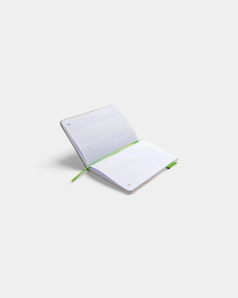 Cuaderno A5 de yute y bambú personalizable