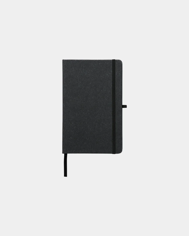 Libreta A5 de cuero reciclado Atlana para personalizar