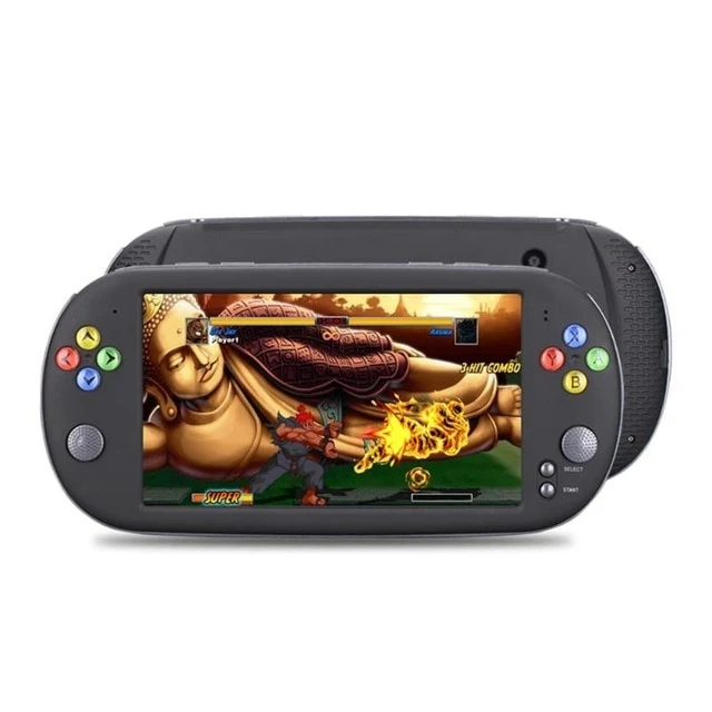 Powkiddy X16 7 pulgadas juego de consola portátil de mano de 8 GB retro clásico del jugador del videojuego para Neogeo videojuego de mano jugadores del juego