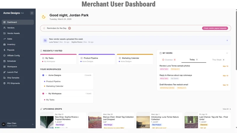 HubRB: Vendor Management