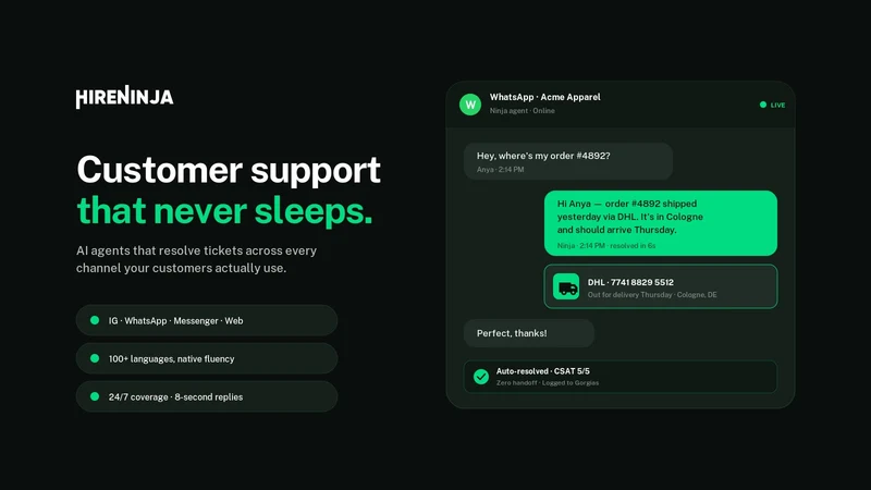 HireNinja: AI Chatbot & Inbox