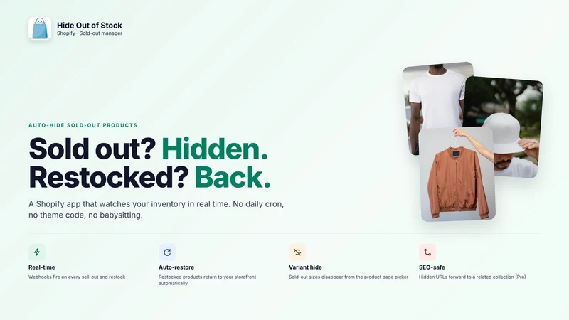 Hide Out of Stock ‑ Auto Hide