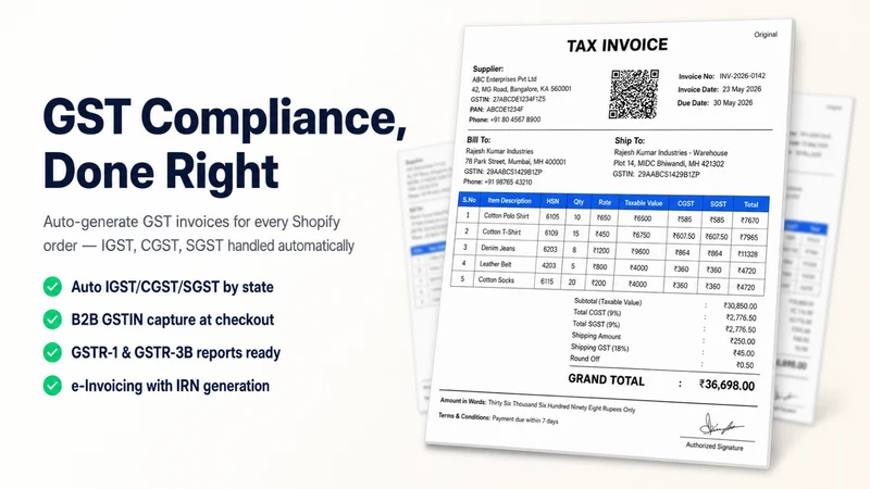 GST india : GST Invoice