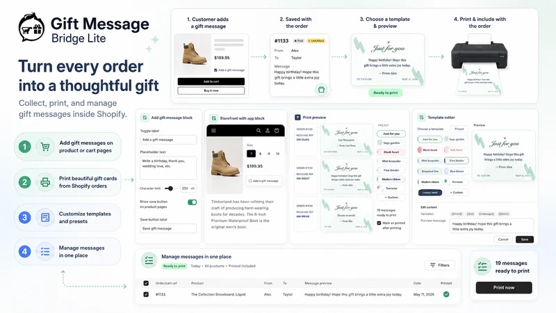 Gift Pulse: Gift Messages
