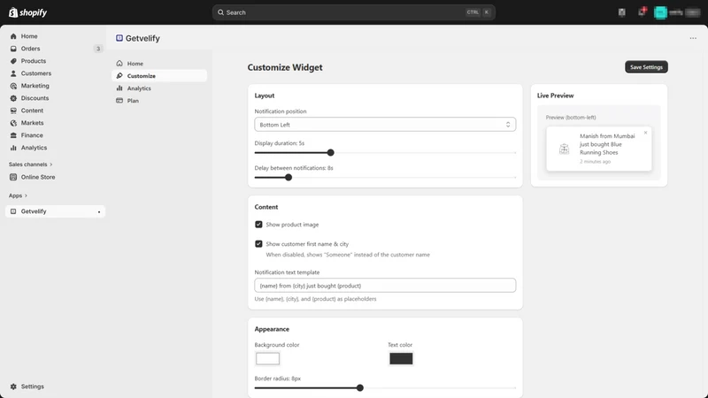 Velify ‑ Social Proof Popups