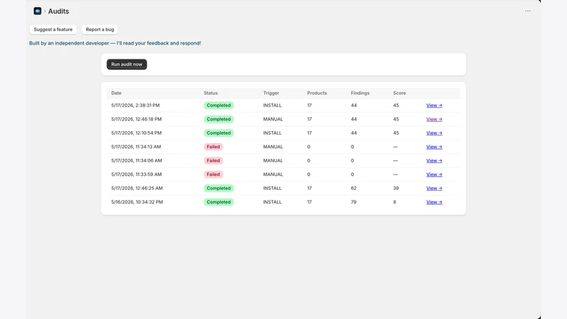 AEO: AI Catalog Optimizer