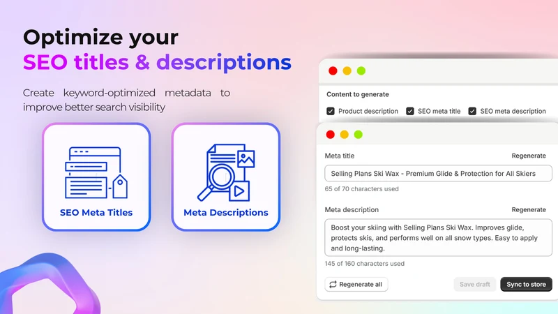AI Product Description ChatGPT