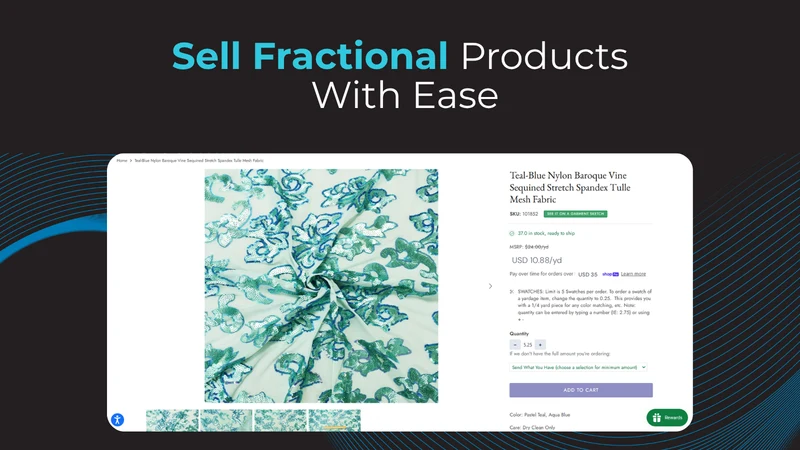 Saastify: Fractional Selling