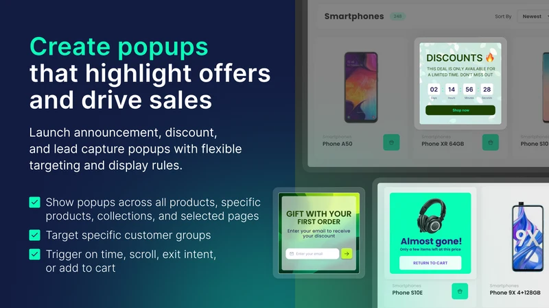 Fomio Sales Popups