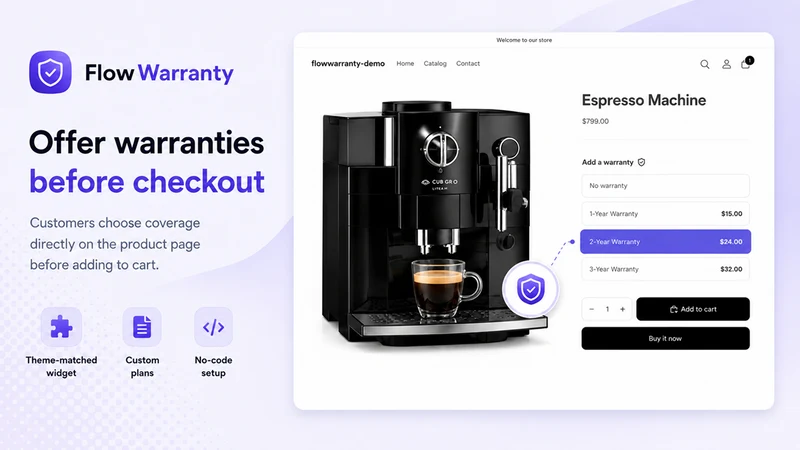 FlowWarranty: Warranty Upsell