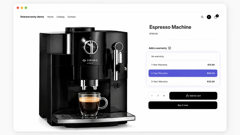 FlowWarranty: Warranty Upsell