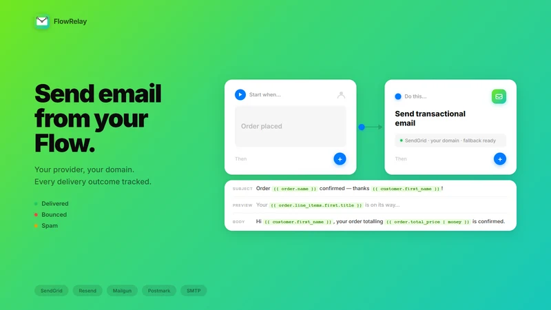 MailAction: Send Email in Flow