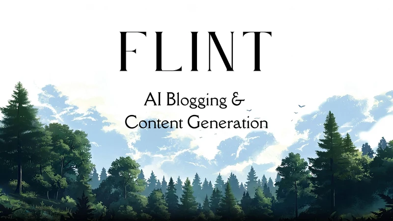 Flint AI Blog Post Writer &SEO
