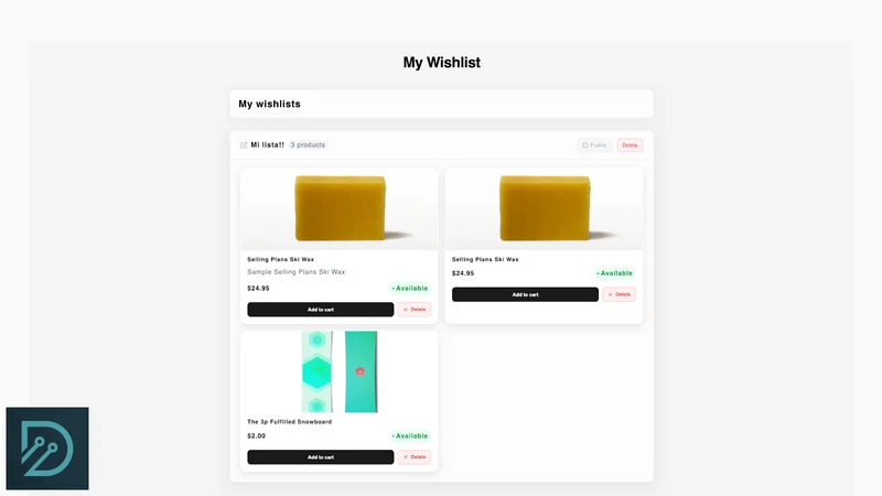 Wishlist ‑ DomperTech