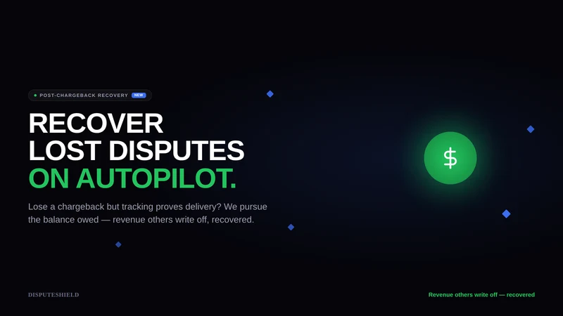 DisputeShield: Win Chargebacks