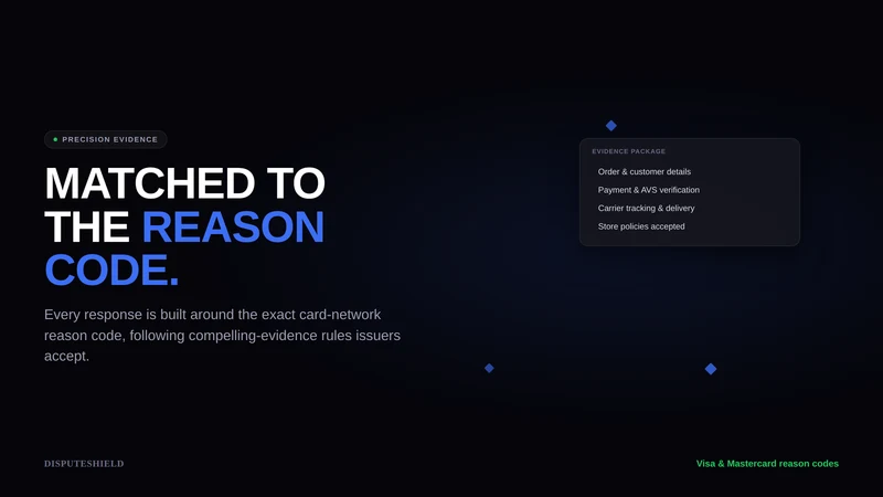 DisputeShield: Win Chargebacks