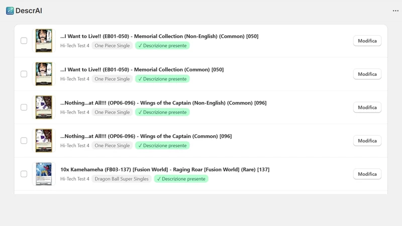 DescriAI: AI SEO Descriptions