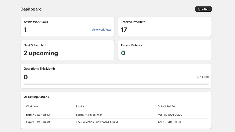 DateCue: Product Scheduler
