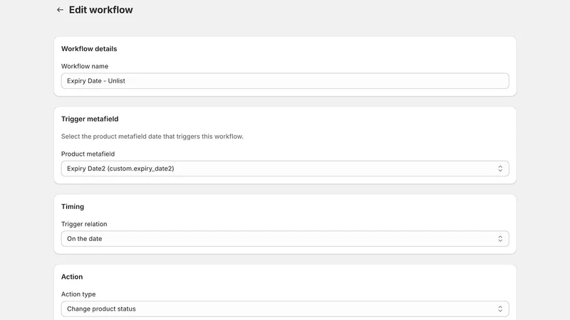 DateCue: Product Scheduler