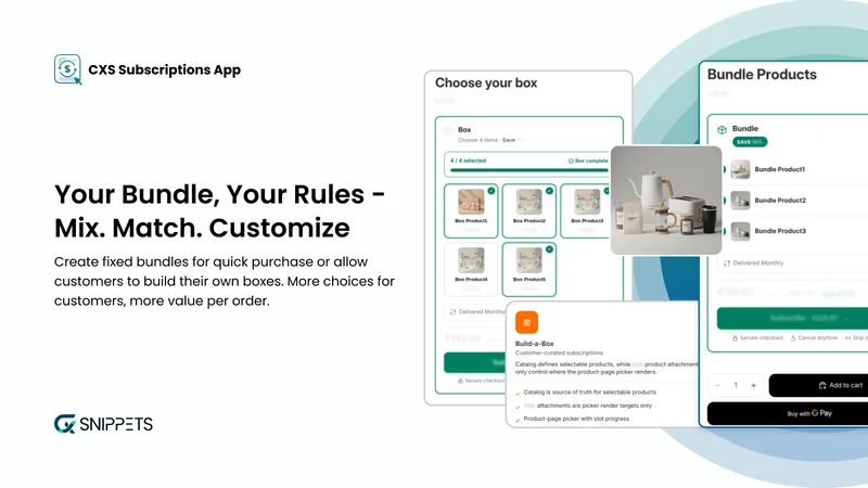 CXS Subscriptions App